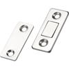 Strong Door Closer Magnetic Door Catch Latch Door Magnet Furniture Cabinet Cupboard Screw/Sticker Ultra Thin 6 Colors