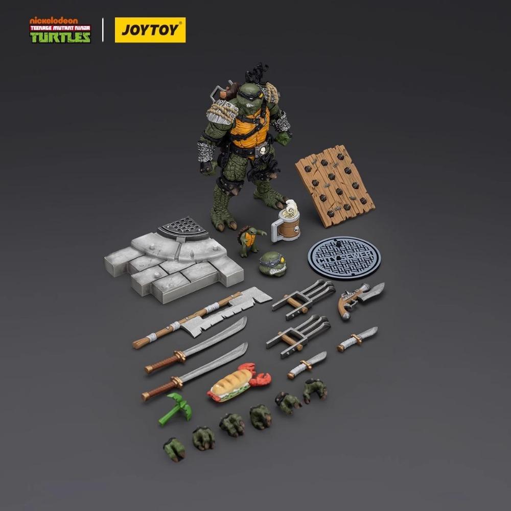 JOYTOY Оригинал Черепашки-ниндзя 1/18 Groundchuck Dirtbag Rahzar Полная серия Фигурки Игрушка Модель Кукла Подарок
