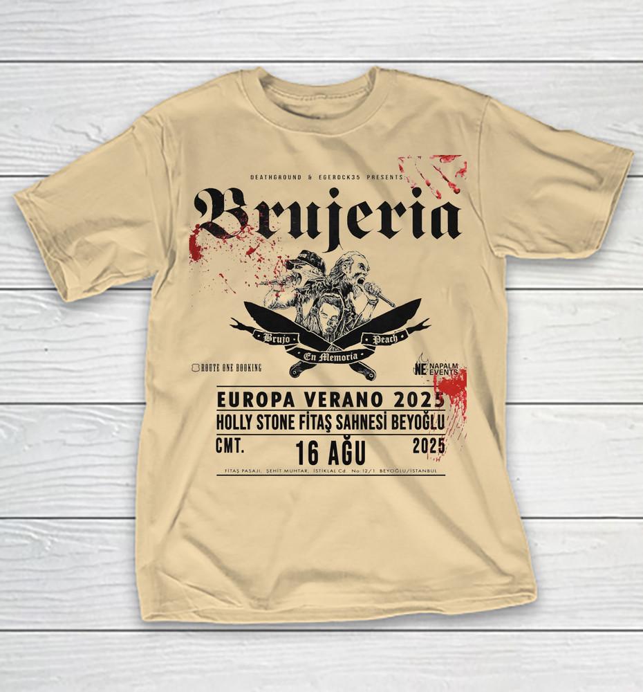 NEW Brujeria Band Tour 2025 Gift For Fan S-5XL Sand T-shirt K477 Unisex T-Shirt