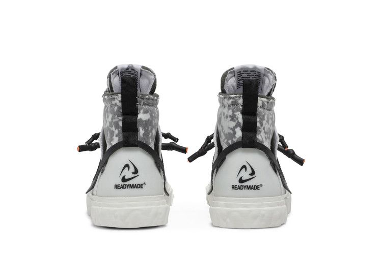 Мужские кроссовки Nike Blazer Mid READYMADE Белый Белый/Серый Vast/Вольт/Оранжевый Total