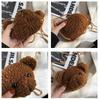 Childrens Animal Plush Bear Bag Cute Cartoon Shoulder Messenger Purse Fluffy Toy for School Picnic