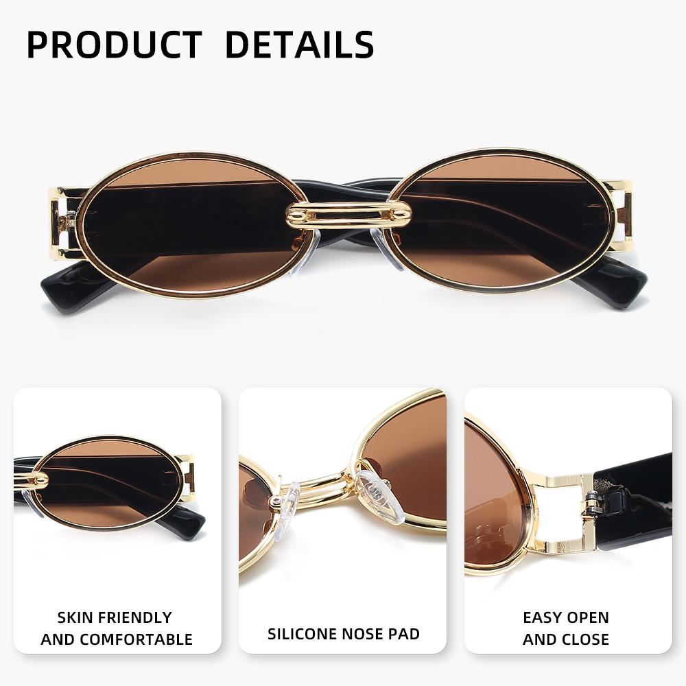 WIMN Модный дизайн ретро маленькие овальные солнцезащитные очки женские винтажные очки для отдыха на природе для мужчин и женщин очки для вечеринок