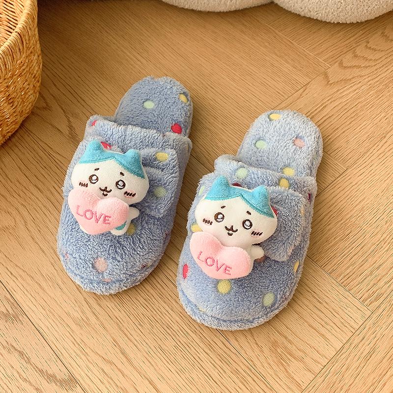 Домашние пушистые тапочки в стиле Хэллоуина, женские зимние тапочки с мягкой подошвой, женские повседневные теплые хлопковые туфли на плоской подошве 2024 г.