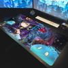 Коврик для мыши Аниме Genshin Impact Коврики для мыши Игровой коврик Xxl Компьютерные аксессуары Защита стола Коврики для клавиатуры Компьютерные столы Игровые коврики