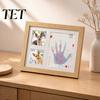 Pet Remembrance Gift Paw Print Commemorative Photo Frame, Dog And Cat Memory Keepsake Display, Picture Frame DIY Ink Pad Soft Space Mud Set for Owners
