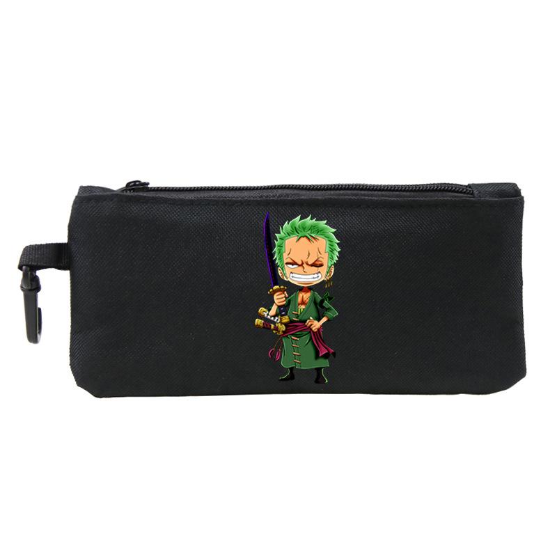 Riman Animation Peripheral Printing Pencil Case, Primary And Secondary School Students Stationery Zipper Pencil Case