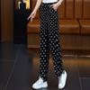 Женские спальные штаны Пижамы в горошек Широкие штаны Повседневные брюки Верхняя одежда