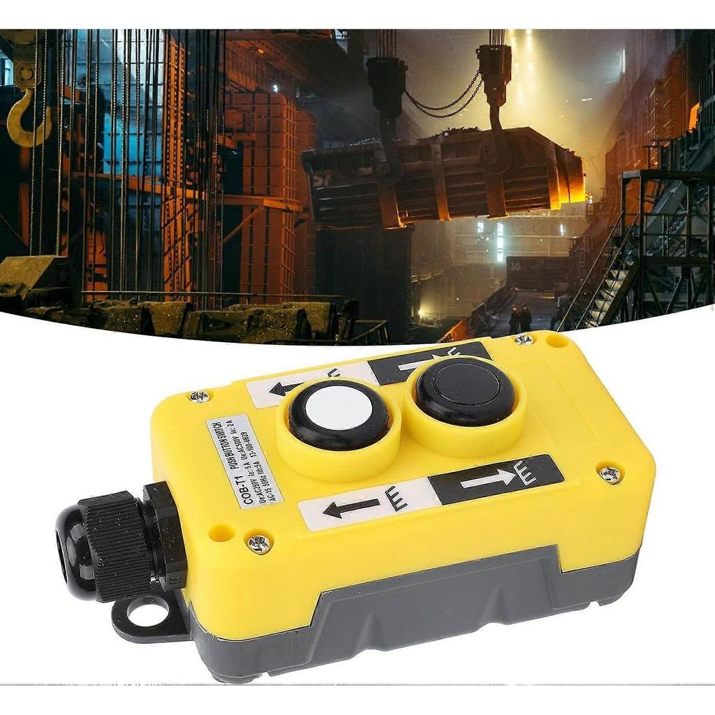 2025 Latest Model Electric Hoist Crane Pushbutton Switch AC250V 5A 500V 2A IP68