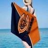 Пляжное полотенце из микрофибры с логотипом Chicago Bears, легкое и быстросохнущее, для летних путешествий, незаменимое для пляжа, бассейна