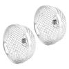 2pcs Stainless Steel Vent Bug Furnace Screen Cover for Camper Trailer RV with Spring Fasteners