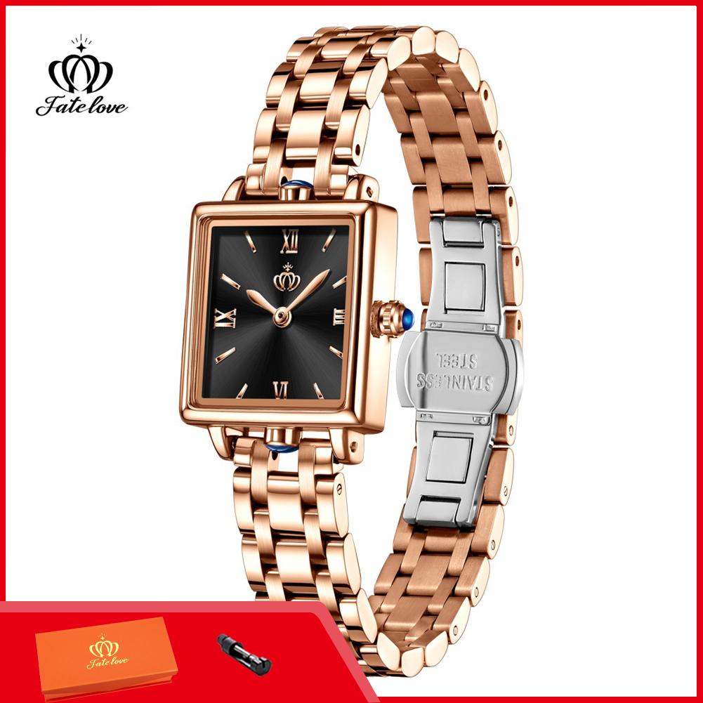 Fatelove 926 Fashion Luxury Ladies Wristwatch Stainless Steel Waterproof Original Quartz Watches for Women