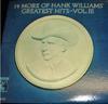 LP Record HANK WILLIAMS - 14 More Of Hank Williams' Greatest  SE4140 MGM US Country Used