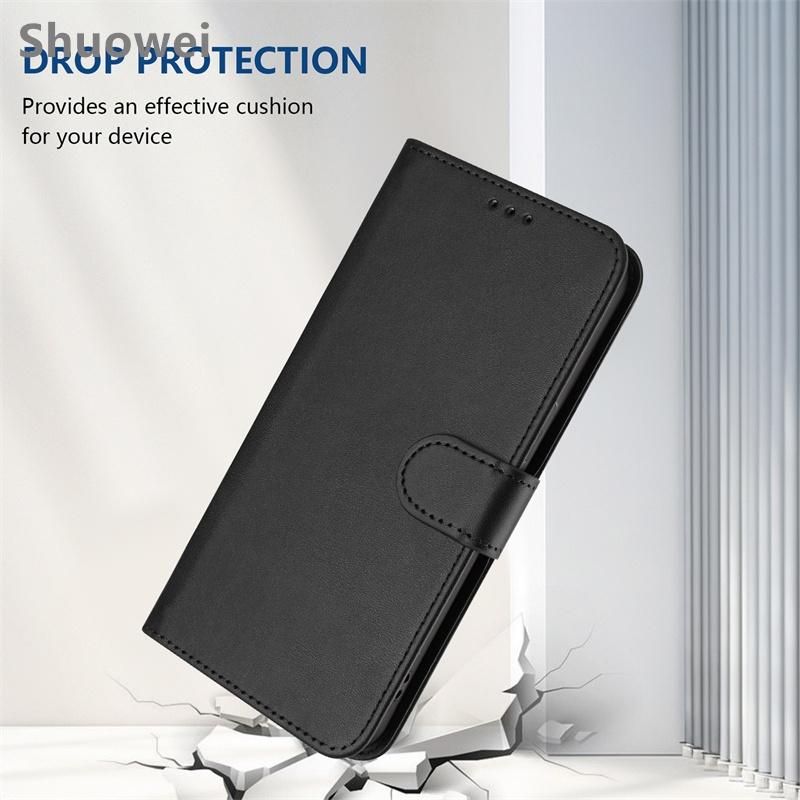 For Infinix Hot 12 20 30 30i Play Nfc 50 50i 60 Pro Plus 4G 5G Flip Leather wallet Case Protection Card Holder Cover
