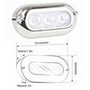 LED Underwater Light Waterproof Marine Boat Yacht Bottom Tail LampBlue Light