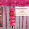 Rose Thread Curtains Fashionable And Elegant Floral Door Curtains For Room Suitable For Room. Each