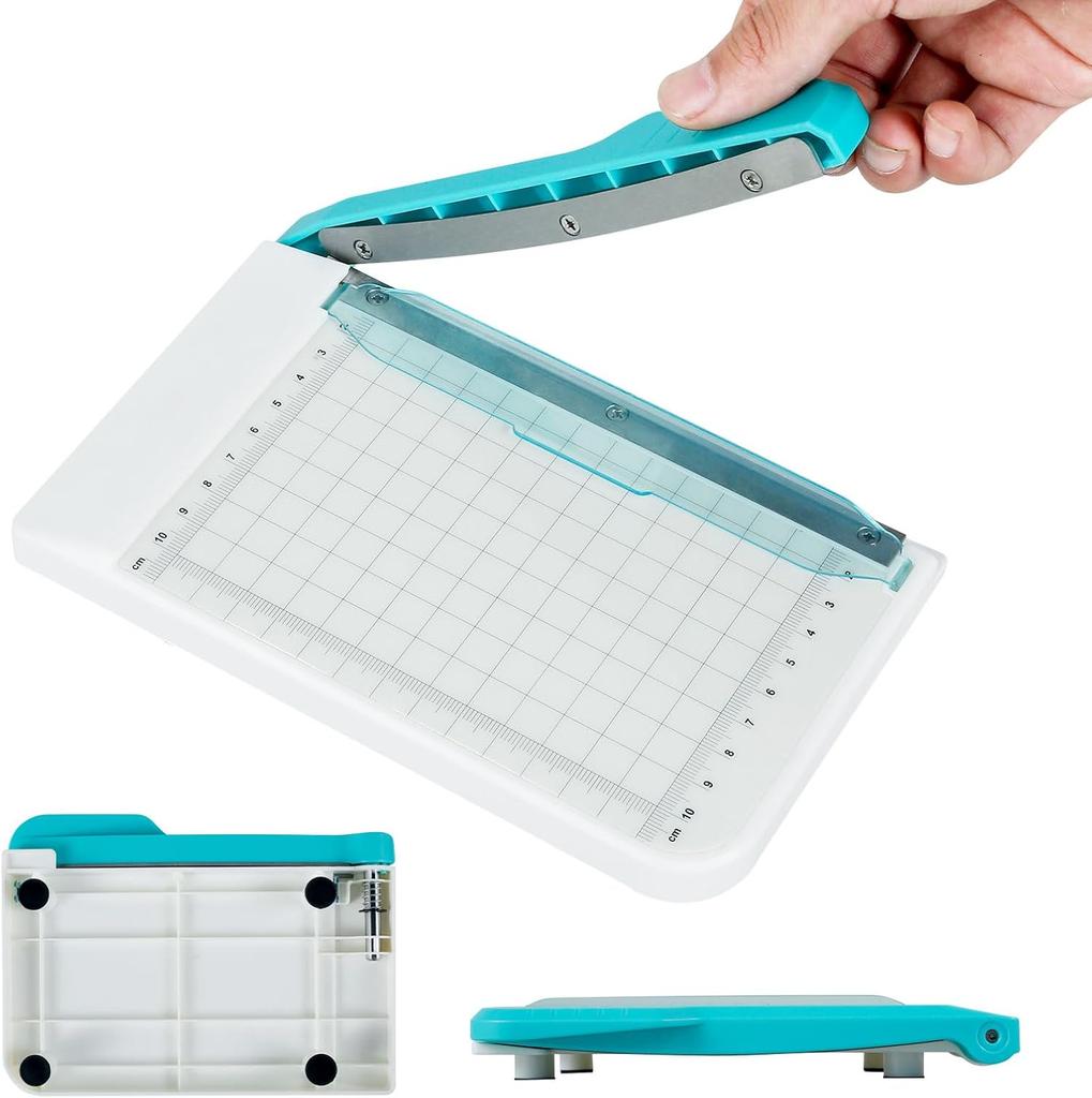 15.5cm Portable Paper Trimmer,Paper Cutter for Craft Card Photo Scrapbooking,Office & School DIY Tool