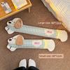 Long Hot Water Bag Cute Plush Water Injection Hot Water Bag for Girls Foot Warmer Heating Pad for Belly Hot Compress