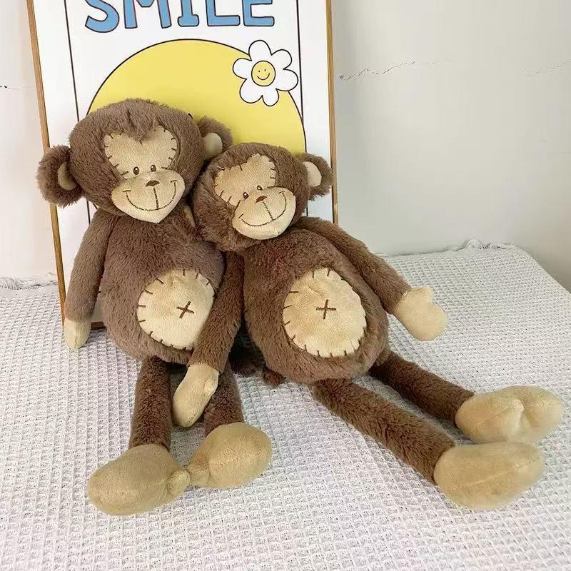Длинноногая обезьяна, плюшевая игрушка-животное для украшения детской игровой комнаты и для подарка