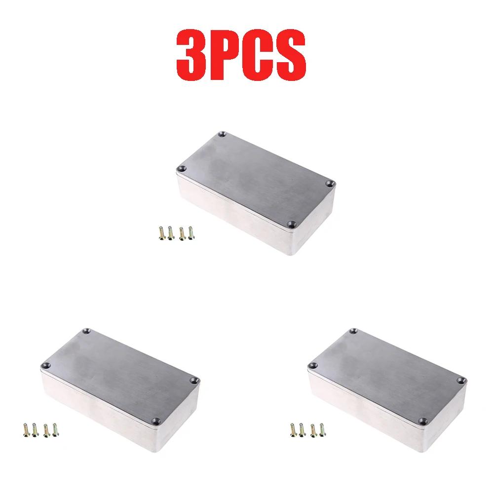 Корпус педали эффектов 1590B с винтами Алюминиевый Держатель корпуса гитарных эффектов Замена Прочный Комплект для музыкальных инструментов