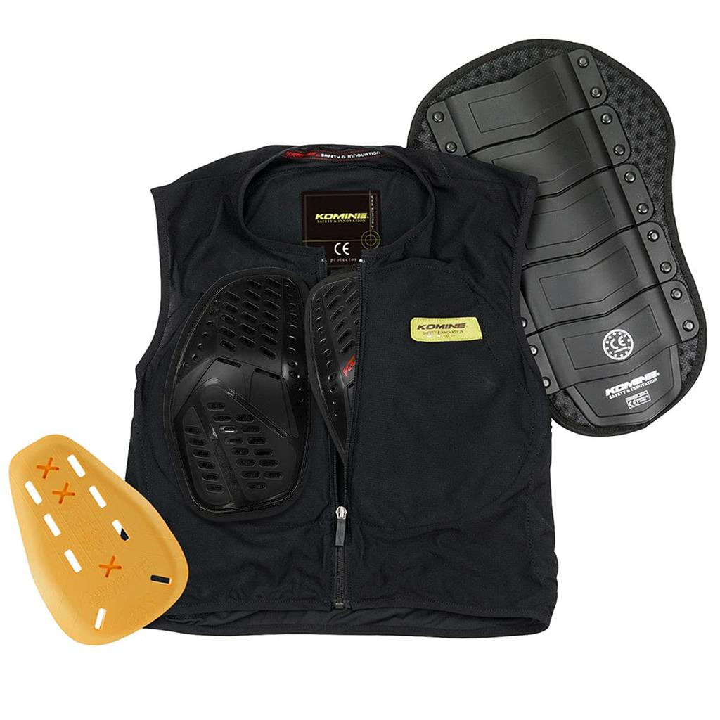 Komine SK-694 904 CE Защитный жилет-подкладка для мотоциклов, Черный, Женский, Защита сертифицирована CE