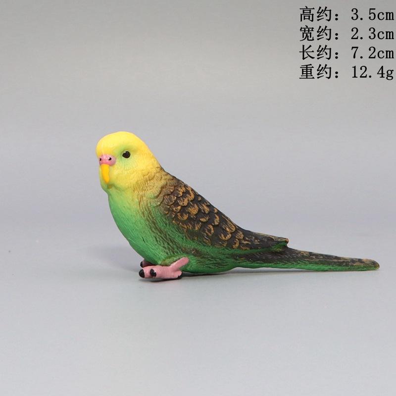 Имитация попугая, миниатюрный пейзажный орнамент, модель попугая, фигурка газона, искусственная птица, декоративные фигурки для дома, декор птицы