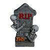 Halloween Tombstone Statue Decoration Spooky Resin RIP Skeleton Gravestone Figurine for Halloween Garden Outdoor Decor