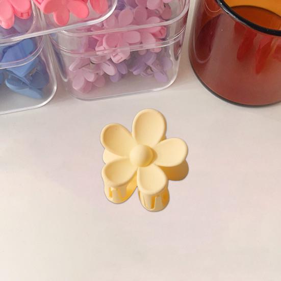 2 шт., маленький коготь для волос в форме цветка, легко открывается, сильная фиксация, боковая шпилька, пластиковая смола, мини-заколка для волос, аксессуар для волос для ежедневной вечеринки