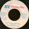 7inch Record TANTO METRO / 54 + 46 - Don't Play It No More NONE Shocking Vibes 1990 Jamaica Reggae, Ska & Dub Used