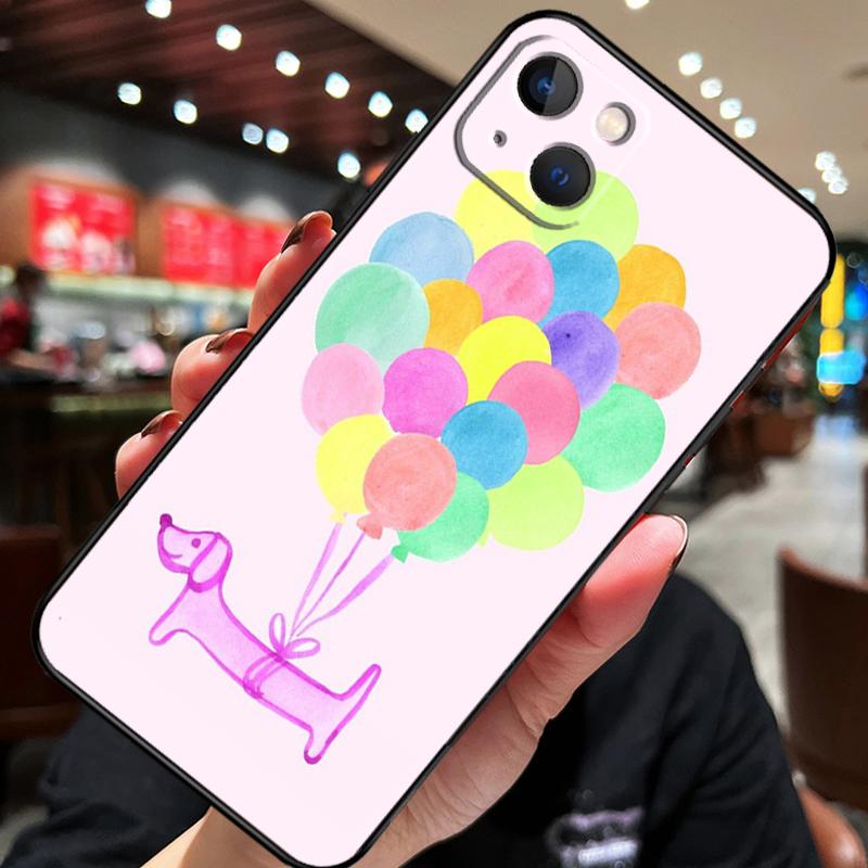 Такса Такса Такса Собака Для iPhone 12 11 14 13 Pro Max Mini XS Max XR X SE 2020 6S 7 8 Plus Чехол Задняя крышка телефона