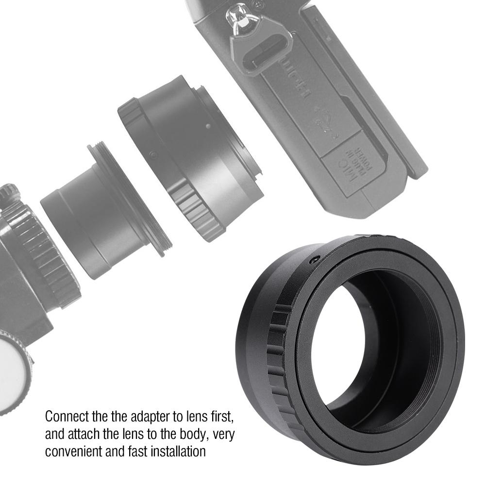 Lens Adapter Ring for Olympus Mirrorless Camera T2‑M4 3 Telescope Mount