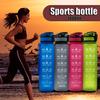 Спортивная бутылка Пластиковый стаканчик Отскакивающий чехол Матовая бутылка для воды Космический стаканчик Каждый день