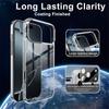 Прозрачный чехол для iPhone 17 Pro Max 17Air 17pro 17PM Ударопрочный Защитный чехол для телефона HD Clear Жесткий ПК Бампер для iPhone 17