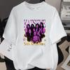 Best-selling Korean Girl Group Katseye Printed T-shirt Short-sleeved Fashionable Casual Adult and Children's Top