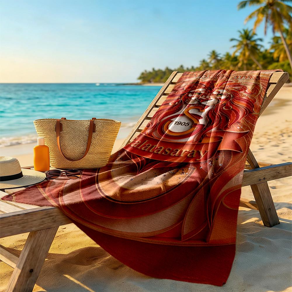 Galatasaray Customize Your Name Beach Towel Super Soft Microfiber Quickdry Fabric Portable For Swimmingbeachcamping Travel Beach Accessoriesgym