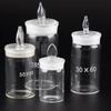 HESDICK Thickened Glass Weighing Bottle with Lid