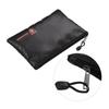 Fireproof Document Bag Silicone Coated Fiberglass Money Bag Pouch Document Holder Water Fire
