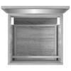 Bathroom Cabinet with Mirror Grey Sonoma Particleboard
