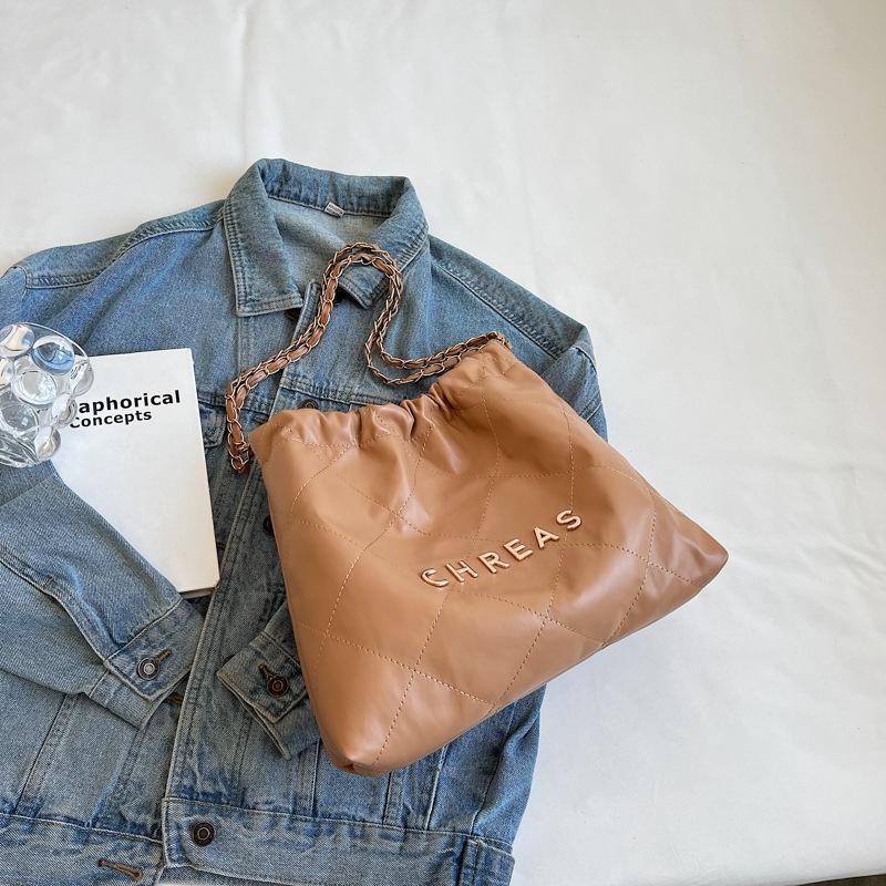 IELGY Женская сумка с цепочкой из бриллиантов, повседневная корейская версия модной сумки через плечо подмышкой