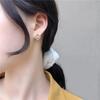 Four-Leaf Clover Hollowed Out Earrings Fashion Geometric Small Earrings Female Light Luxury Simple Niche Design Earrings