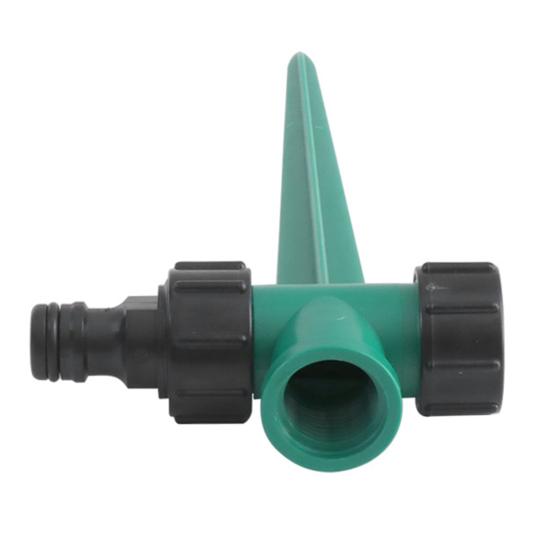 2 шт. вилка для полива с двойной головкой, садовый шланг, спринклерный разъем для орошения, заземляющий кол для газона