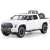 1/24 Toy Trucks for Boys Toyota Tundra Diecast Metal Model Toy Pickup Truck Pull Back Car Model with Light and Sound Toy Trucks for Boys Age 4-7