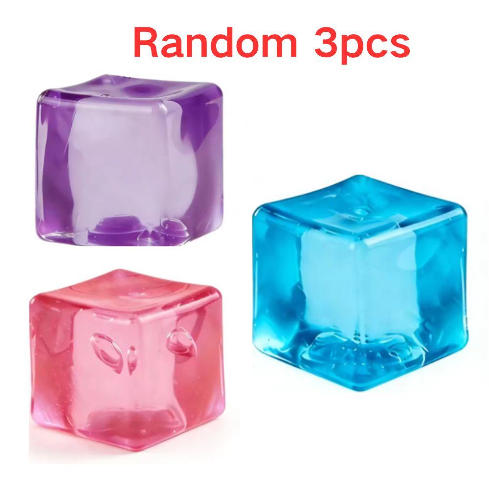 Schylling Needoh Nice Cube Сенсорный кубик-антистресс Кубик для снятия стресса Мягкий кубик Противотревожный сжимаемый предмет Для людей, нуждающихся в концентрации