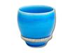 Guinomi Sake Glass Ceramic Drinker Stylish Arita Ware Deep Blue Round SAKE GLASS Special Kura Series Craftsman's