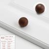 Minimalist Round Walnut Wood Knob Kitchen Cabinet Door Handle Natural Walnut Ash Beech Decor Ball Furniture Hardware Pulls Knob
