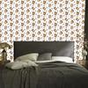 Animal Wallpaper White, Light Gray and Beige for Living Room and Bedroom 50x1000