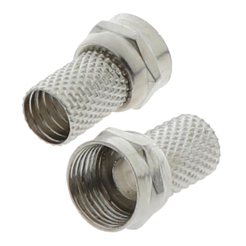 10 шт. 75-5 F разъем винтового типа для коаксиального кабеля спутниковой телевизионной антенны Rg6