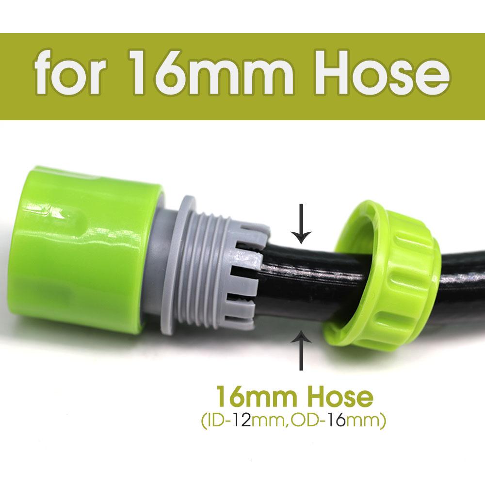 3 шт. 1/2-дюймовый адаптер для садового шланга, быстроразъемное соединение для водопроводного крана, подходит для крана, 16 мм, ирригационные соединения, ремонтная заглушка