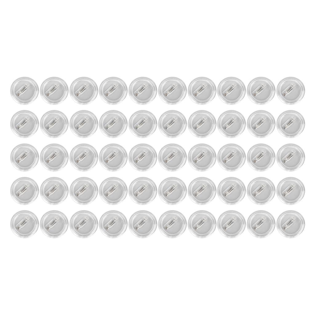 50 шт 3.8 дюймов акриловые значки прозрачные фото кнопки булавки для поделок школьные проекты