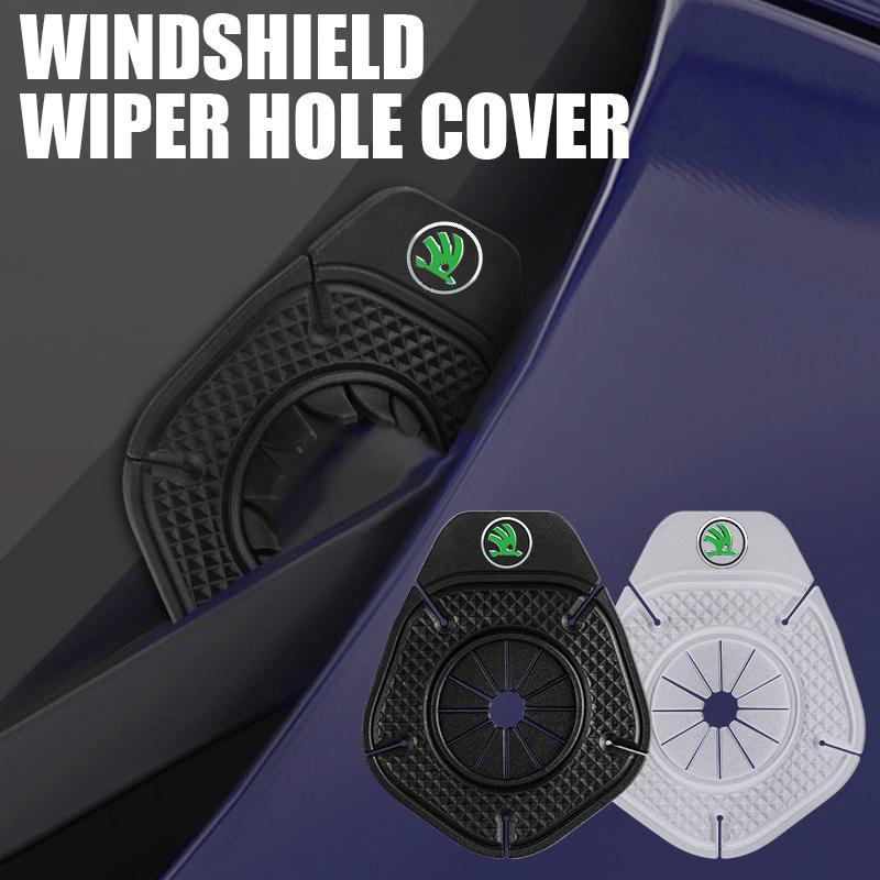 NADH5 Car valve core Car wiper hole protective cover, silicone dust protective cover For Skoda YETI Octavia KAMIQ KODIAQ