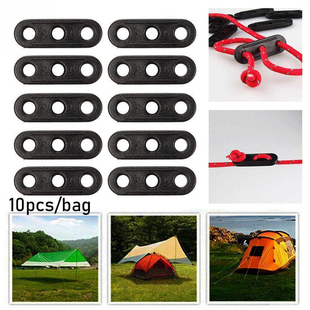 Outdoor Tool Wind Rope Buckle Awning Rope Fastener Tent Cord Adjusters Anti Slip Cord Tightener
